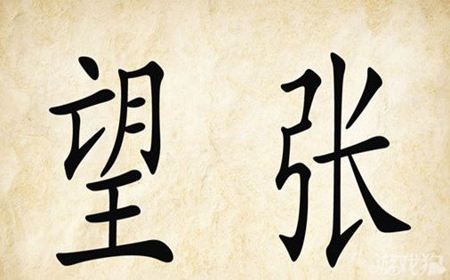 成语玩命猜望张答案是什么？