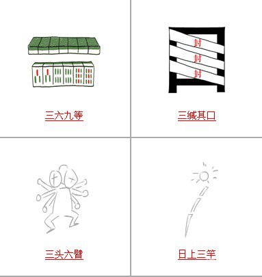 疯狂猜成语中所有和三有关的成语答案2